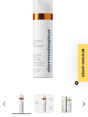 dermalogica White Moisturizer with Orange-Gold Accent